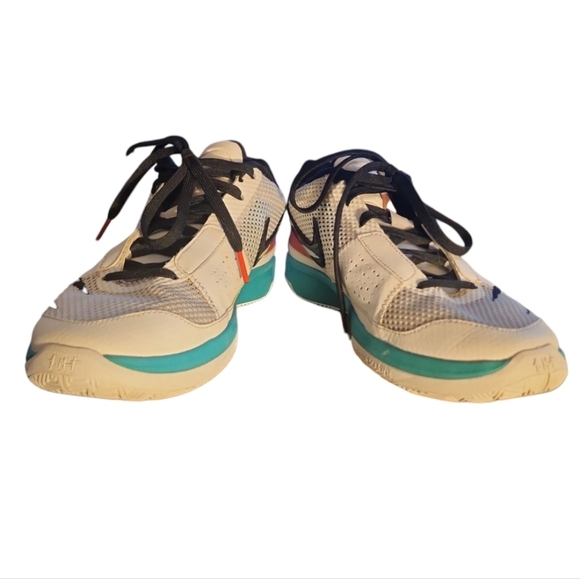 Nike Ja 1 Reverse Scratch Size 9.5 Mens White Black Turbo Green Basketball Shoes - Picture 5 of 9